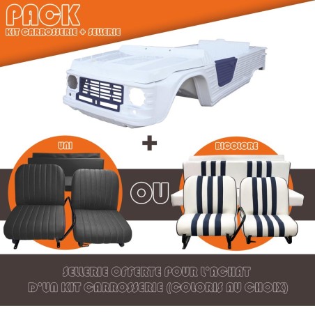 KIT COMPLET CARROSSERIE MODELE AZUR NOUVEAU MODELE AVEC TABLEAU DE BORD AM