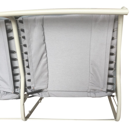 BANQUETTE ARRIÈRE NEUVE POUR  2CV TYPE AZ EN TISSU BAYADÈRE ROUGE