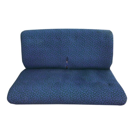 KIT GARNITURES AMI 6  BANQUETTE AVANT + ARRIERE TISSU FEUILLE DE HOUX BLEU