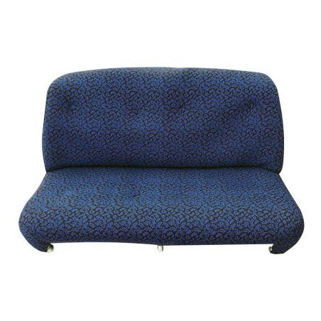 KIT GARNITURES AMI 6  BANQUETTE AVANT + ARRIERE TISSU FEUILLE DE HOUX BLEU