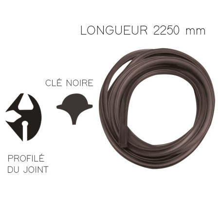 JOINT DE GLACE LAT +CLE CAOUTCHOUC AK / ACADIANE