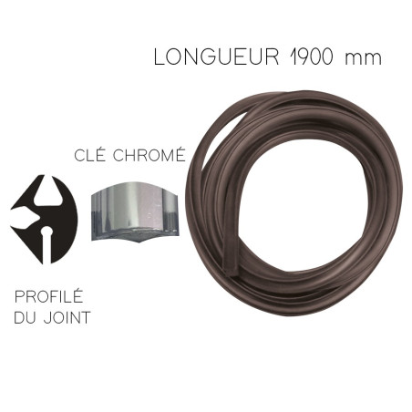 JOINT GLACE + CLE CHROME DE PORTILLON AR AK /ACADIANE