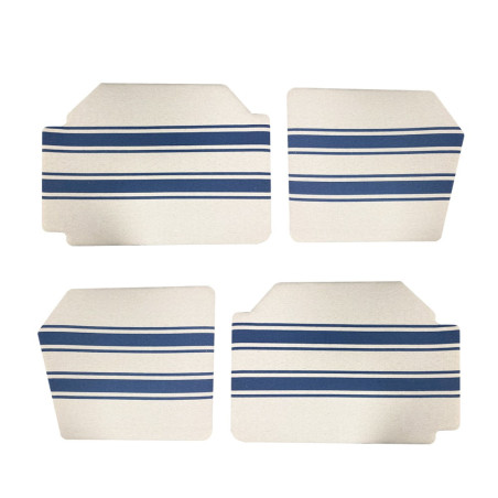 KIT DE 4 PANNEAUX DE PORTES TISSUS FRANCE 3  GRAND MODELE