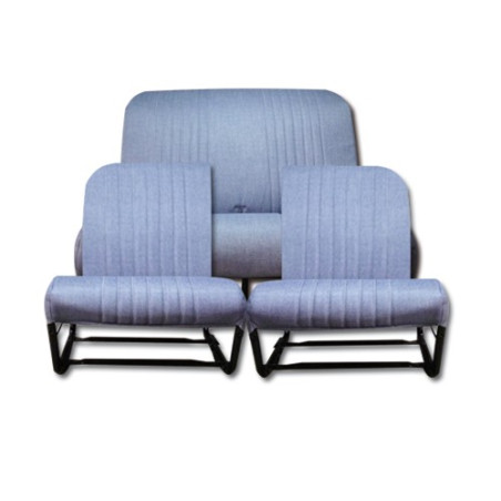 KIT COMPLET 2 SIÈGES AVANT ASYMÉTRIQUE + BANQUETTE AR. SKAÏ JEAN