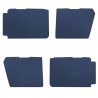 KIT DE 4 PANNEAUX BLEU POUR PORTE DE 2 CV VERSION PETIT MODELE
