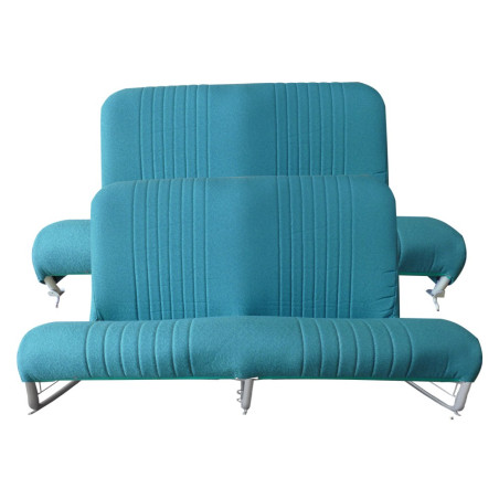 GARNITURE AZAM BANQUETTE AVANT ARRIERE VERT  DIAMANTE 2cv GARNITURE AZAM BANQUETTE AVANT ARRIERE VERT  DIAMANTE 2cv