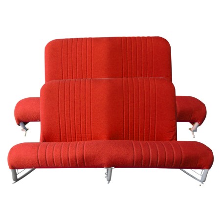 GARNITURE AZAM BANQUETTE AVANT ARRIERE ROUGE DIAMANTE