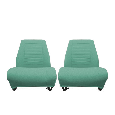 GARNITURES AMI8 BERLINE ET BREAK 2EME GENERATION 2 SIEGES AVT. TISSU VERT DIAMANT