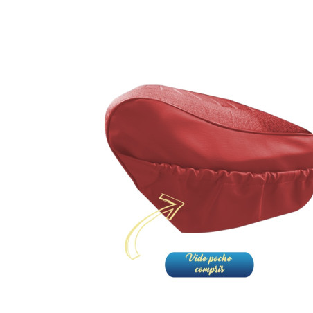 GARNITURES AMI8 BERLINE ET BREAK 2EME GENERATI 2 SIEGES AVT. TISSU ROUGE DIAMANT