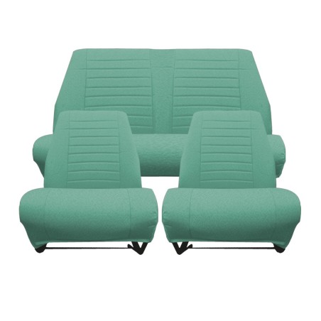 GARNITURES AMI8 BREAK 2EME GÉNÉRATION 2 SIÈGES AV.+ BANQUETTE AR. VERT DIAMANTE