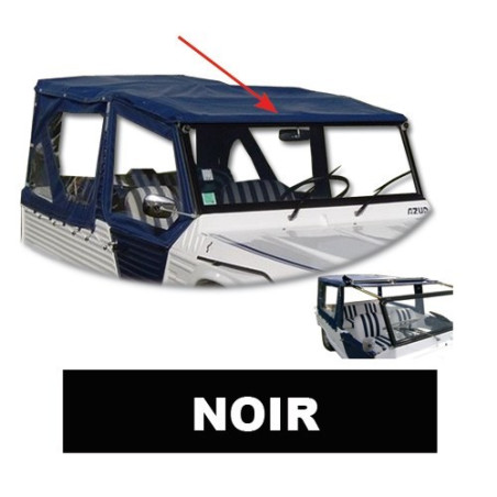 KIT AZUR CAPOTE SUPERIEURE NOIRE mehari