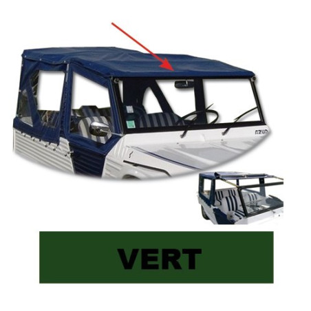 KIT AZUR CAPOTE SUPERIEURE VERTE mehari KIT AZUR CAPOTE SUPERIEURE VERTE mehari