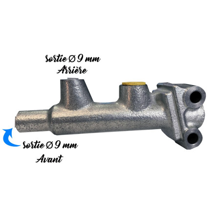 MAITRE CYLINDRE DE FREIN MONTAGE DE 1969/1972 2 SORTIES  Ø 9 LOCKHED