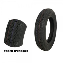 LOT DE 2 PNEUS TUBELESS 135 R 15 PROFILE D'ÉPOQUE