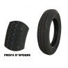 LOT DE 4 PNEUS TUBELESS 135 R 15 PROFILE D'ÉPOQUE