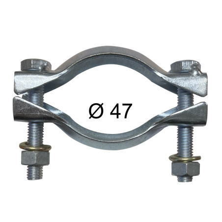 KIT COMPLET FIXATION ÉCHAPPEMENT 2CV 4 - 2CV6 SORTIE LONGUE