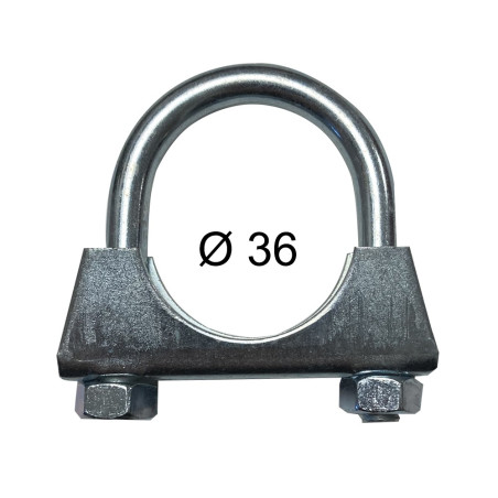 KIT COMPLET FIXATION ÉCHAPPEMENT 2CV 4 - 2CV6 SORTIE LONGUE