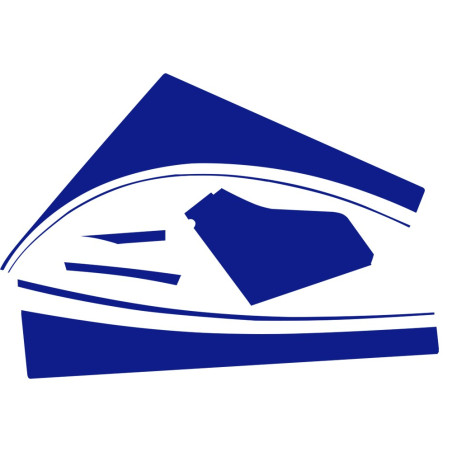 AUTOCOLLANT POUR 2CV CHARLESTON BLEU