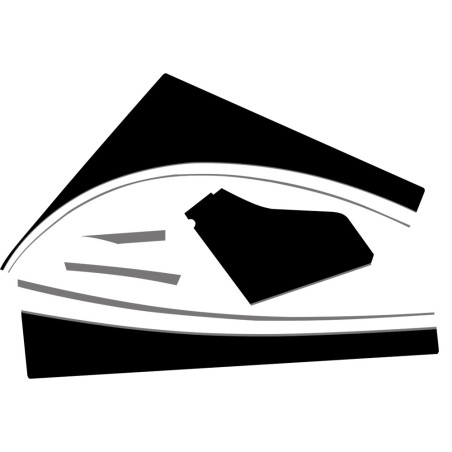 AUTOCOLLANT POUR 2CV CHARLESTON BORDEAUX OU JAUNE