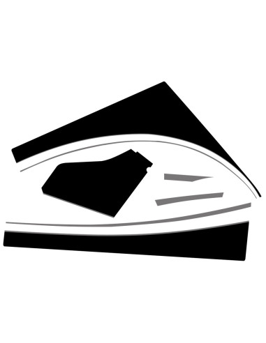 AUTOCOLLANT POUR 2CV CHARLESTON BORDEAUX OU JAUNE