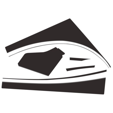 AUTOCOLLANT POUR 2CV CHARLESTON GRISE