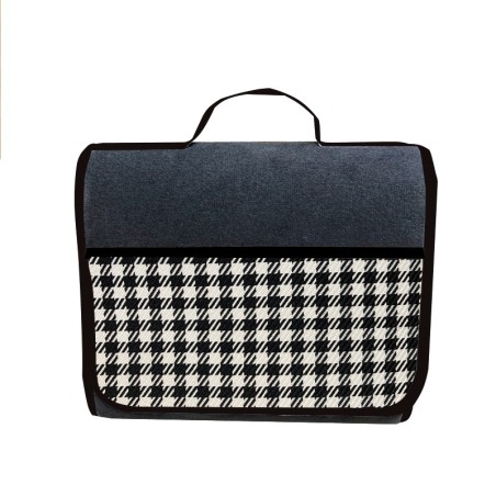SAC DE COFFRE RENFORCÉ TISSUS PIED DE POULE