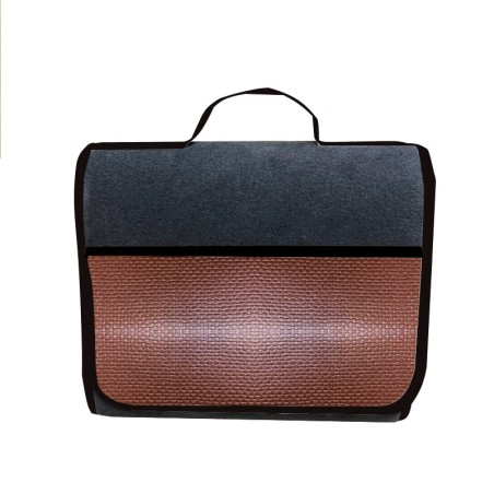 SAC DE COFFRE RENFORCÉ SIMILI MARRON PERFORE