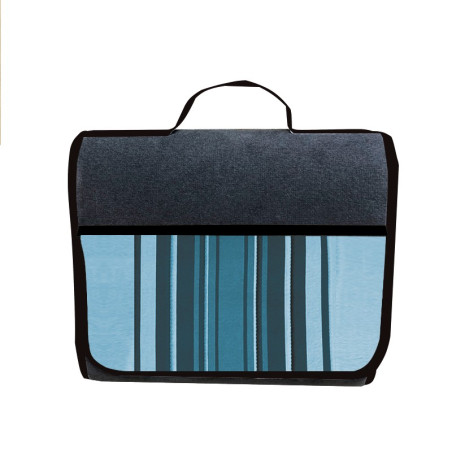 SAC DE COFFRE RENFORCÉ TISSUS BLEU RAYE ORIGINE