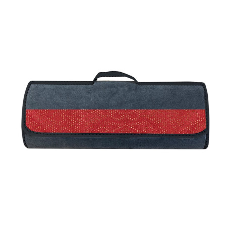 SAC DE COFFRE ALLONGÉ RENFORCÉ TISSUS ROUGE DIAMENTE