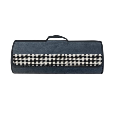 SAC DE COFFRE ALLONGÉ RENFORCÉ TISSUS PIED DE POULE