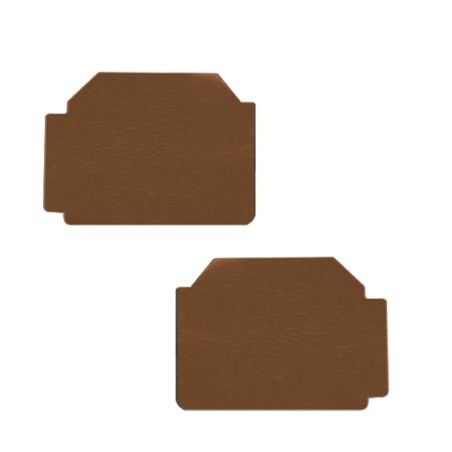 LOT DE 2 PANNEAUX AVANT MARRON 2CV6 GRAND MODÈLE