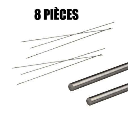 LOT DE 8 TENDEURS POUR GARNITURES BANQUETTE AVANT + BANQUETTE ARRIÈRE 2CV DYANE