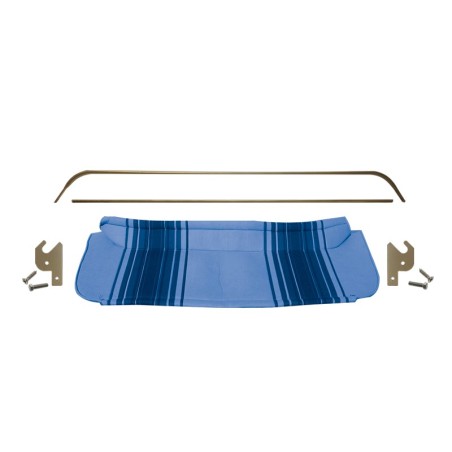 PLAGE AR BLEU RAYE 2CV +ARMATURE