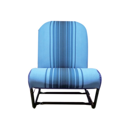 SIEGE NEUF AV DROIT SYMETRIQUE BLEU RAYE DYANE 2CV