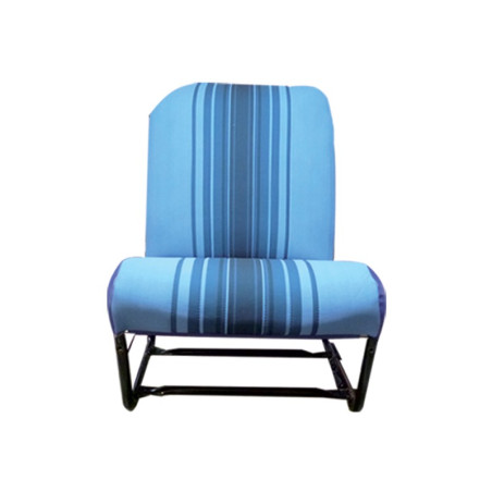 SIEGE AVANT DROIT ASYMETRIQUE NEUF AVEC POIGNEE REGLAGE TISSUS BLEU RAYE