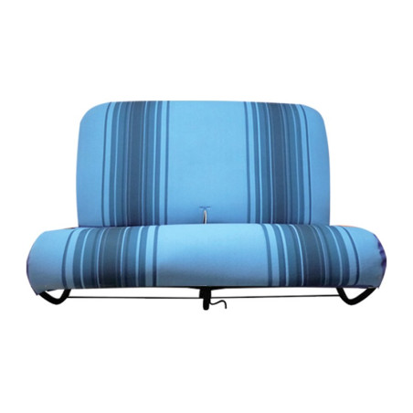 BANQUETTE AVANT 2CV COMPLETE AVEC STRUCTURE  COULEUR BLEU RAYE ORIGINE