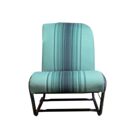 SIEGE AVANT GAUCHE ASYMETRIQUE NEUF AVEC POIGNEE REGLAGE TISSUS VERT  RAYE