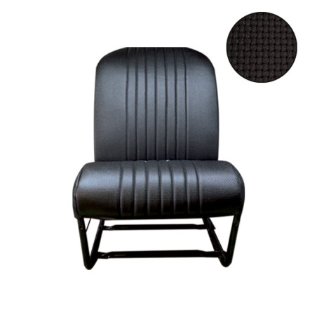 SIEGE AV GAUCHE SYMETRIQUE NEUF 2CV NOIR SKAI  PERFORE