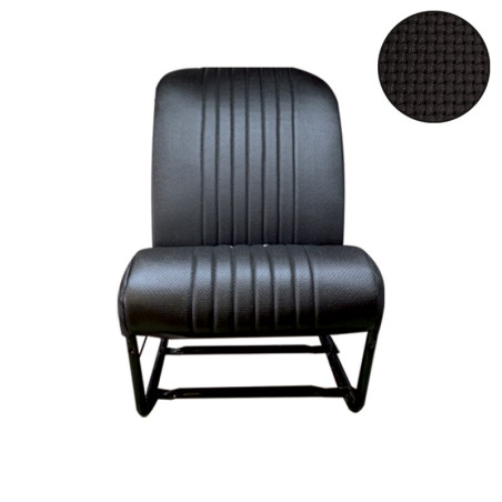 SIEGE AVANT GAUCHE ASYMETRIQUE NEUF  AVEC POIGNEE REGLAGE SKAI NOIR PERFORE