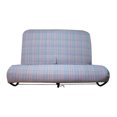 BANQUETTE AVANT 2CV COMPLETE AVEC STRUCTURE  COULEUR GRIS ECOSSAIS