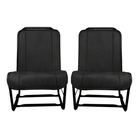 JEU GARNITURES D+G SKAI NOIR LISSE FOURGON AU. AZU. AK