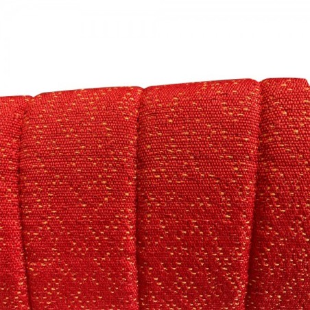 BANQUETTE AVANT NEUVE POUR  2CV TYPE AZAM EN TISSU  ROUGE DIAMANTÉ