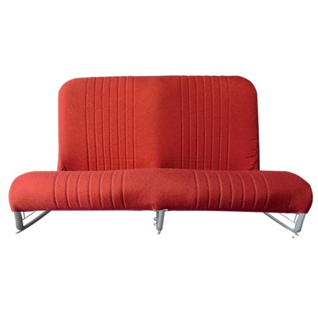 BANQUETTE AVANT NEUVE POUR  2CV TYPE AZAM EN TISSU  ROUGE DIAMANTÉ