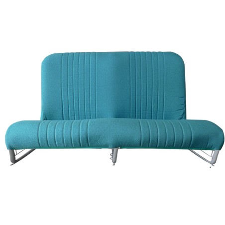BANQUETTE AVANT NEUVE POUR  2CV TYPE AZAM EN TISSU VERT DIAMANTÉ