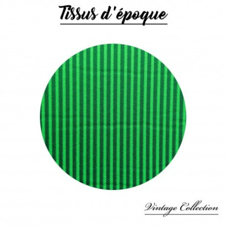 BANQUETTE ARRIÈRE NEUVE POUR  2CV TYPE AZ EN TISSU BAYADÈRE VERT