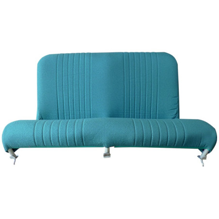 BANQUETTE ARRIÈRE  NEUVE POUR  2CV TYPE AZAM EN TISSU VERT DIAMANTÉ