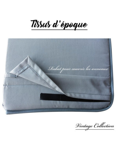 GARNITURE DE BANQUETTE ARRIÈRE  BAYADÈRE BLEUE...