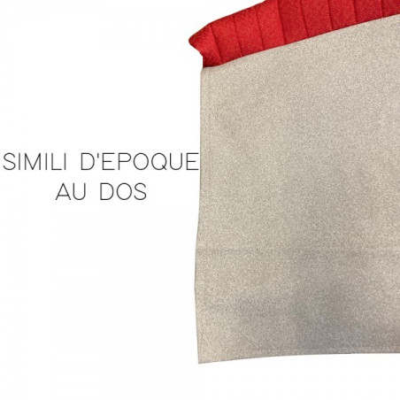 KIT GARNITURES AMI6 BREAK PLIABLE BANQUETTE AVANT + ARRIERE TISSU ROUGE DIAMANTE