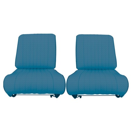 GARNITURES AMI8 CONFORT  2 SIÈGES AVANT TISSU BLEU DIAMANTE