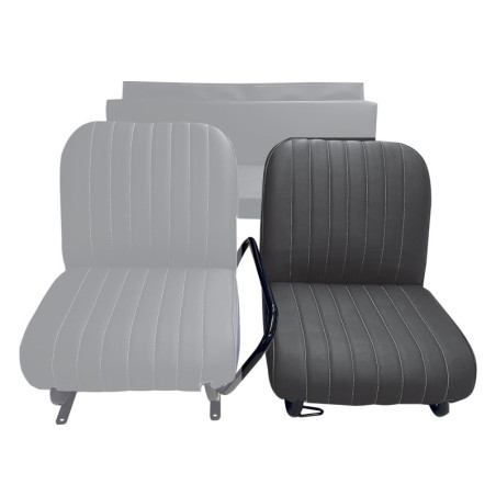 SIÈGE NEUF GAUCHE MÉHARI UNI SKAÏ NOIR